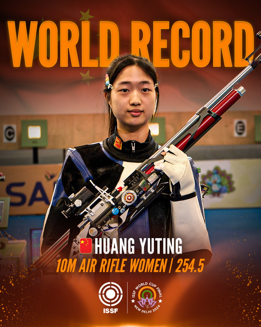 射击冠军女选手再添辉煌，祝贺不止的简单介绍